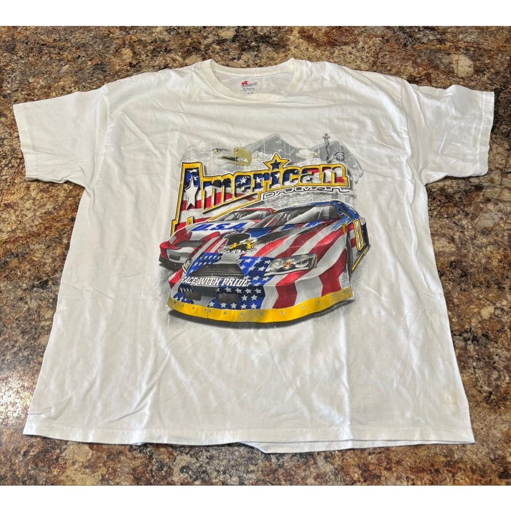 Vintage American Driver NASCAR Graphic Tee - Picture 2 of 7